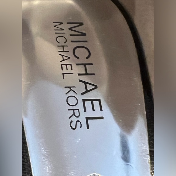 Michael Michael Kors FLEX D'ORSAY Black Leather Women's 7 1/2 ‎ Heels 3" - Picture 9 of 12